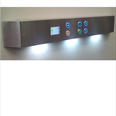 Horizontal Car Operating Panel - VARIANT SIX - With End Caps But No Handrail - With LED Lighting Detail Page